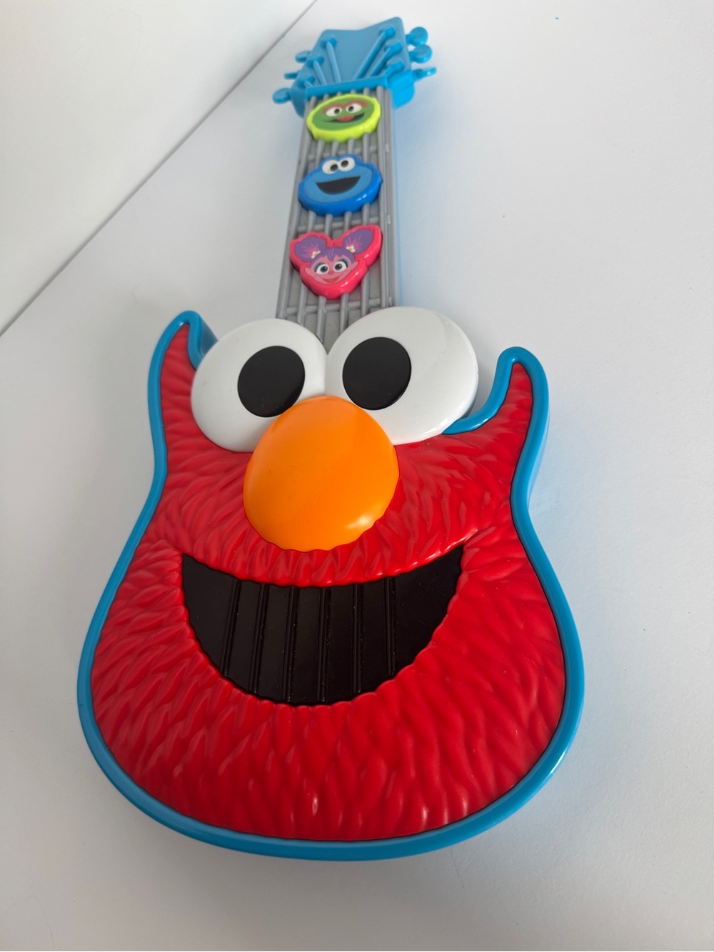 Sesame Street Elmo Kids Guitar Toy - Red with Blue Trim